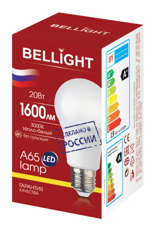 88297796 Лампа светодиодная LED 20Вт Е27 220 3000К 1600Лм Bellight BELLIGHT 