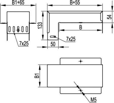 Лента монтажная перфорированная 25х0.8 DKC CM610050