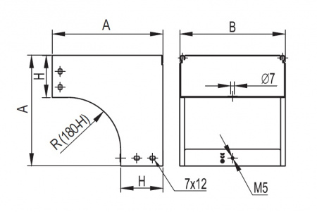 Заглушка для кабель-канала 100х60 торцевая LAN In-liner DKC 00874
