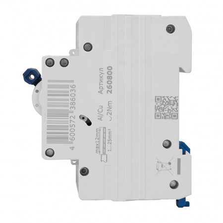 Выключатель автоматический трехполюсный 50А C 6кА AC OptiDin BM63-3C50-УХЛ3 КЭАЗ 260800