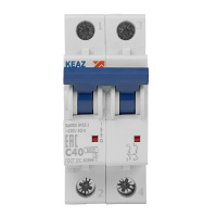 Выключатель автоматический двухполюсный 40А C 6кА AC OptiDin BM63-2C40-УХЛ3 КЭАЗ 260606