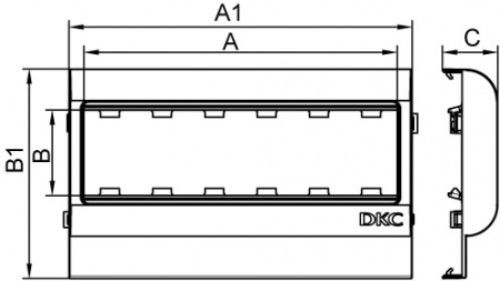 00386 Угол внутренний 22х10 AIM In-liner DKC 