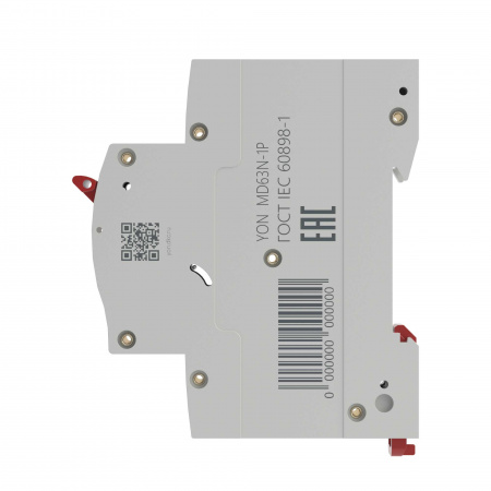 Выключатель автоматический однополюсный 6А C 6кА DKC MD63N-1PC6