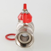 Кран шаровой с накидной гайкой 1' ВН ручка бабочка VALTEC VT.260.N.0606 AAV260006  