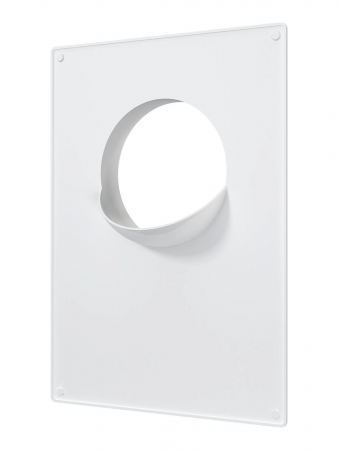 Площадка торцевая пластиковая 180х250 фланец D130 ERA 130ПТП