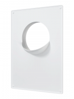 Площадка торцевая пластиковая 180х250 фланец D130 ERA 130ПТП