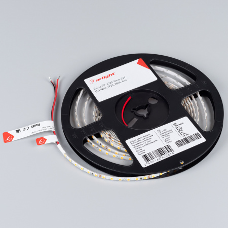 015648(2) Лента RT-A120-5mm 24V Day4000 (9.6 W/m, IP20, 2835, 5m) (, узкая) Arlight 