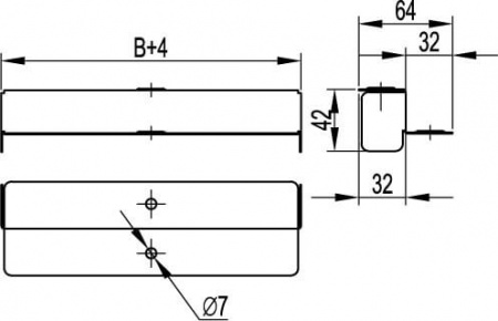 Фиксатор кабеля TR-E 100 DKC 07714