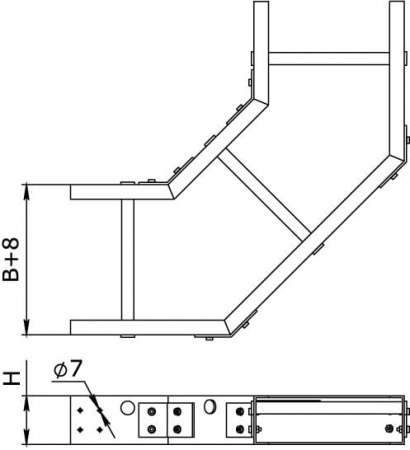 Труба жесткая двустенная (8кПа) 160 мм красная с муфтой 6м. DKC 160916-8k