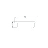 037238 Экран SL-W15-S-2000 OPAL (пластик) Arlight 