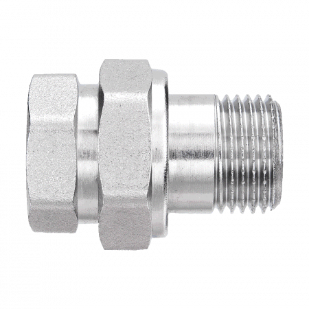 Сгон разъемный ВН 1/2' прямой (американка), никелированный AQUALINK 02589