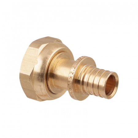 AX60040112 Муфта с накидной гайкой аксиальная латунная 40х1 1/2' PRO AQUA 