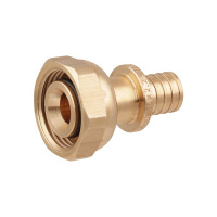 Муфта с накидной гайкой аксиальная латунная 40х1 1/2' PRO AQUA AX60040112