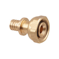 Муфта с накидной гайкой аксиальная латунная 40х1 1/2' PRO AQUA AX60040112