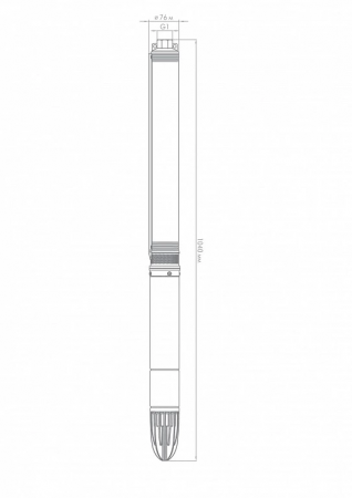 Насос скважинный центробежный ВОДОМЕТ 3ДК 45/60 Джилекс 5604