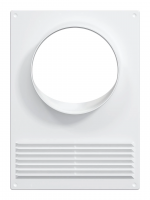 Площадка торцевая пластиковая с решеткой 180х250 фланец D130 ERA 130ПТПР 11131