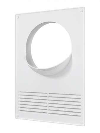 Площадка торцевая пластиковая с решеткой 180х250 фланец D130 ERA 130ПТПР 11131