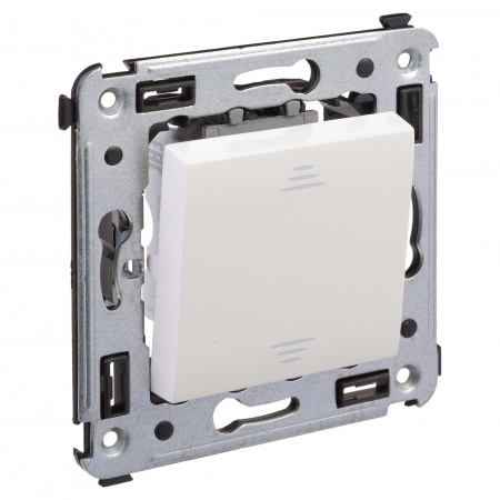 4400103 Avanti Выключатель одноклавишный, в стену Белое облако DKC 