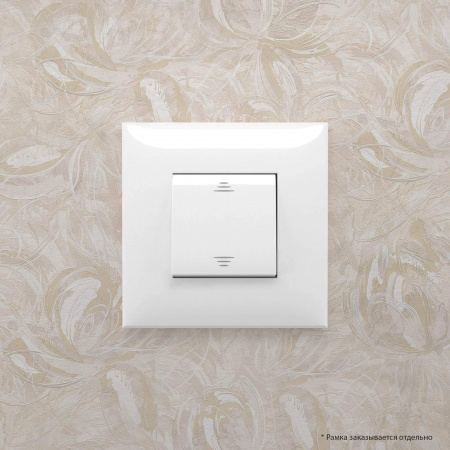 4400103 Avanti Выключатель одноклавишный, в стену Белое облако DKC 