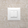 4400103 Avanti Выключатель одноклавишный, в стену Белое облако DKC 