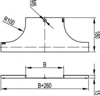 Угол внутренний изменяемый 110х50 IN-Liner FRONT DKC 01051