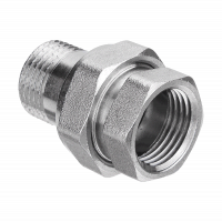 Сгон разъемный ВН 1' прямой (американка), никелированный AQUALINK 02588