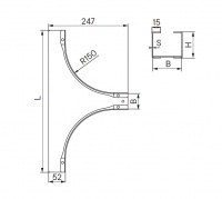 Хомут стальной 20-1/2 мм оцинкованная сталь DKC 6040-22