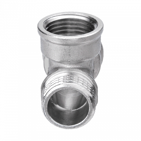 Тройник ВВН 1/2'х1/2'х1/2' переходной, никелированный AQUALINK 02381