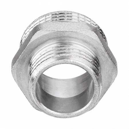 Ниппель НН 3/4'х1/2' переходной, никелированный AQUALINK 02535