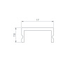 023725 Экран SL-W17-2000 OPAL (ARL, Пластик) Arlight 