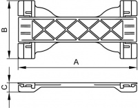 Угол внутренний 15х17 AIM In-liner DKC 00390