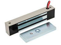 Замок электромагнитный ML-180K. Уголок в комплекте- цвет серый AccordTec ML-180K с уголком AT-02294