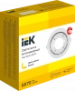 LUVB0-GX70-1-K01 LIGHTING Светильник 4115 встраиваемый под лампу GX70 белый IEK 