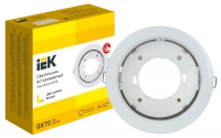 LIGHTING Светильник 4115 встраиваемый под лампу GX70 белый IEK LUVB0-GX70-1-K01