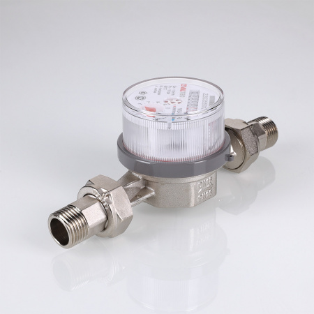 VLF-15U Счетчик воды универсальный 1/2' со сгонами межповерочный интервал 6 лет до +90 град 1.5м3 110мм VALTEC  VLF15N015