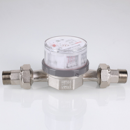 VLF-15U Счетчик воды универсальный 1/2' со сгонами межповерочный интервал 6 лет до +90 град 1.5м3 110мм VALTEC  VLF15N015