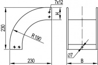 Лоток перфорированный 200х50х3000 DKC 35264