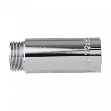Удлинитель НВ 1/2'x60 мм, хромированный AQUALINK 02409