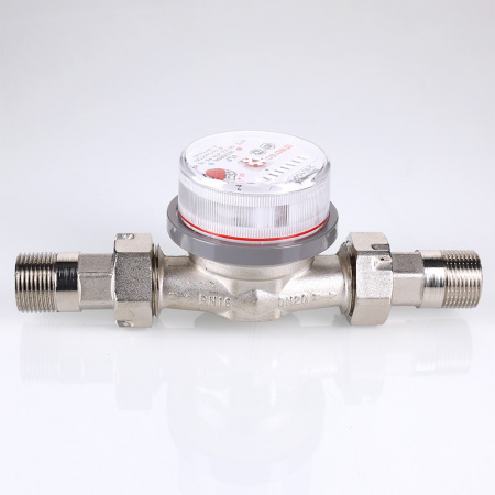 VLF-20U Счетчик воды универсальный 3/4' со сгонами межповерочный интервал 6 лет до +90 град 2.5м3 105 мм VALTEC  VLF15N020