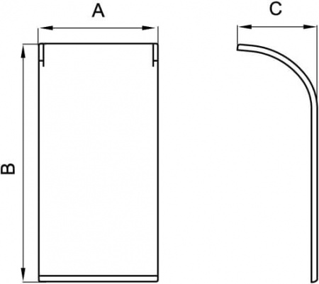 Накладка на стык 60 GAN In-liner DKC 00885