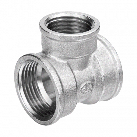 Тройник ВВВ 1/2'х1/2'х1/2' никелированный AQUALINK 02568