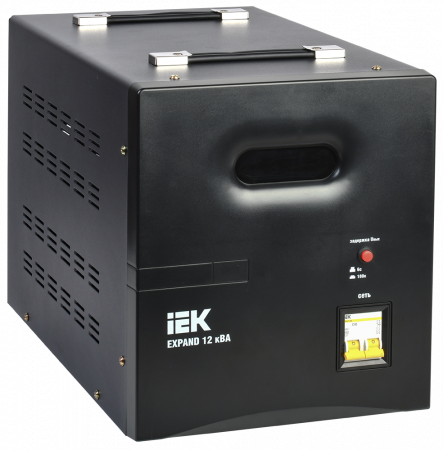 IVS21-1-012-11 Стабилизатор напр. 1-ф. переносн. 12кВА EXPAND IEK 
