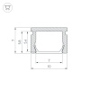 023856 Профиль PIK-1007-2000 ANOD (ARL, Алюминий) Arlight 
