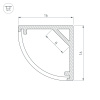 Профиль SL-KANT-H16-2000 ANOD (ARL, Алюминий) Arlight 023723