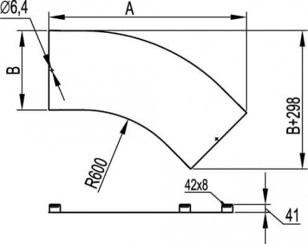 Кабель-канал 140х50 без крышки IN-liner FRONT DKC 01400