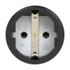 Розетка каб 16A/250V/2P+E/IP20 корпус черный, маркер черный PCE 2510-ss 00-00026218