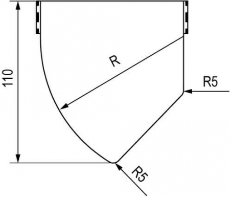 Заглушка TC200х80 цинк-ламельная (аналог горячеоцинкованная) DKC 37264HDZL