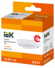 Лампа светодиодная T75 таблетка 10Вт 230В 3000К GX53 IEK LLE-T80-10-230-30-GX53