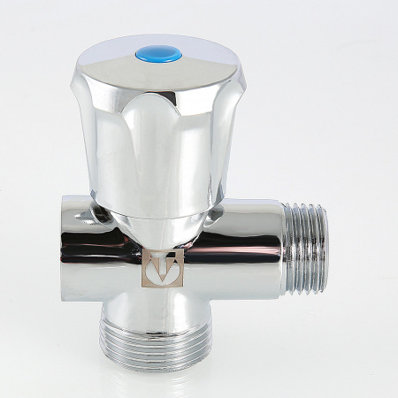 VT.255.N.04 Вентиль-тройник 1/2' х 3/4' х 1/2' для подключения санитарных приборов VALTEC  AB2550405