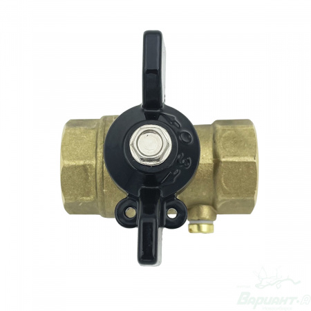 LD Pride 44.15.В-В.М.Р М20 Кран шаровой латунный для манометра Ду 15 Ру 16 рычаг M20 LD Pride    LD 44.341.15.20